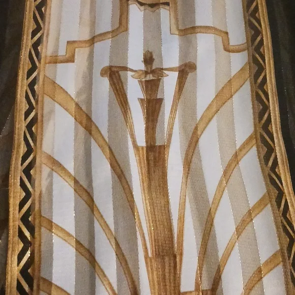 Vintage Liz Claiborne Art Deco Scarf - Picture 9 of 9